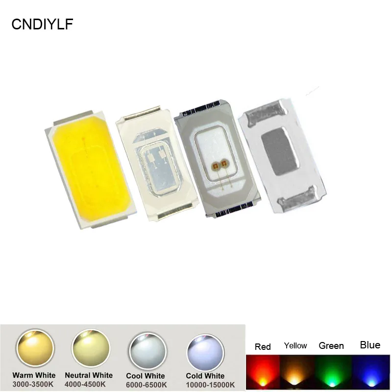 100 шт. 5630/5730 SMD/SMT СВЕТОДИОДНЫЙ Красный SMD 5730 светодиодный поверхностный монтаж 2 0 ~ 6
