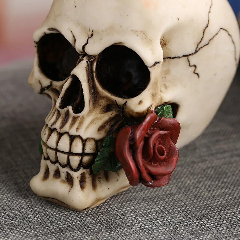 da rosa do crânio da decoração