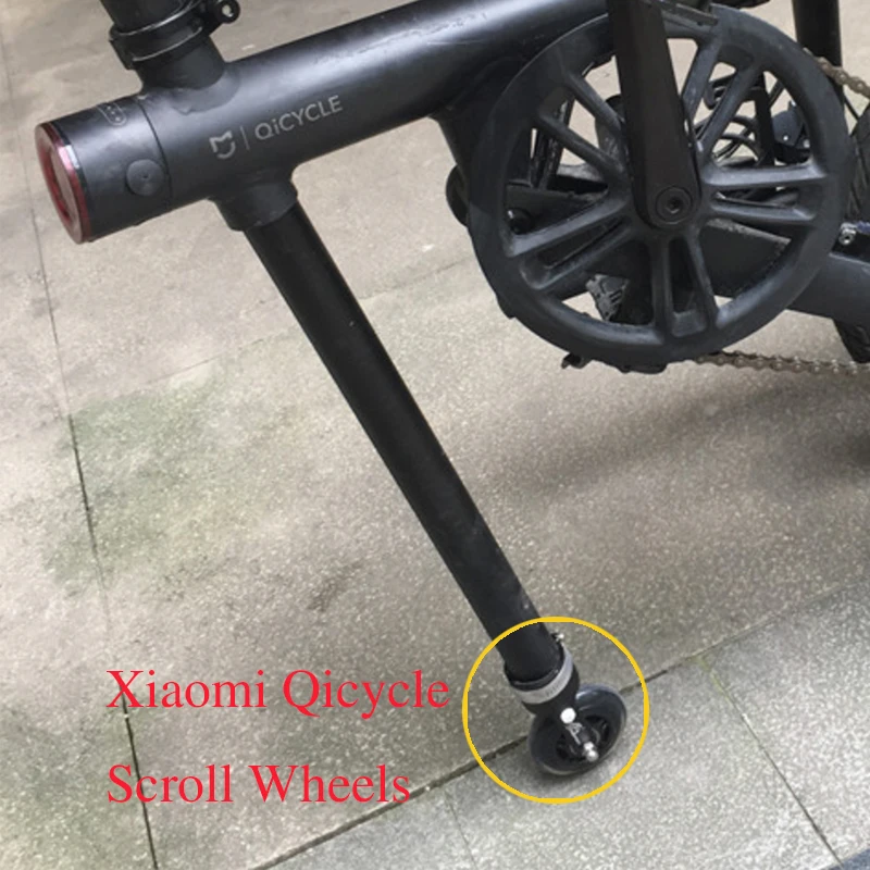 

DIY New Scroll Wheel for Xiaomi Mijia Electric Bike EF1 Portable Mijia Qicycle E Scooter Roller Assistor Booster Training Wheels