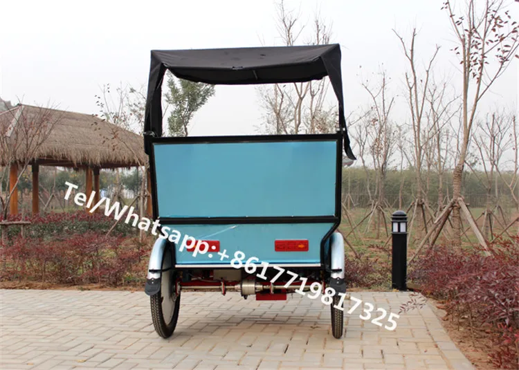 T02 синий цвет Главная улица Авто педикюр рикша для продажи б/у