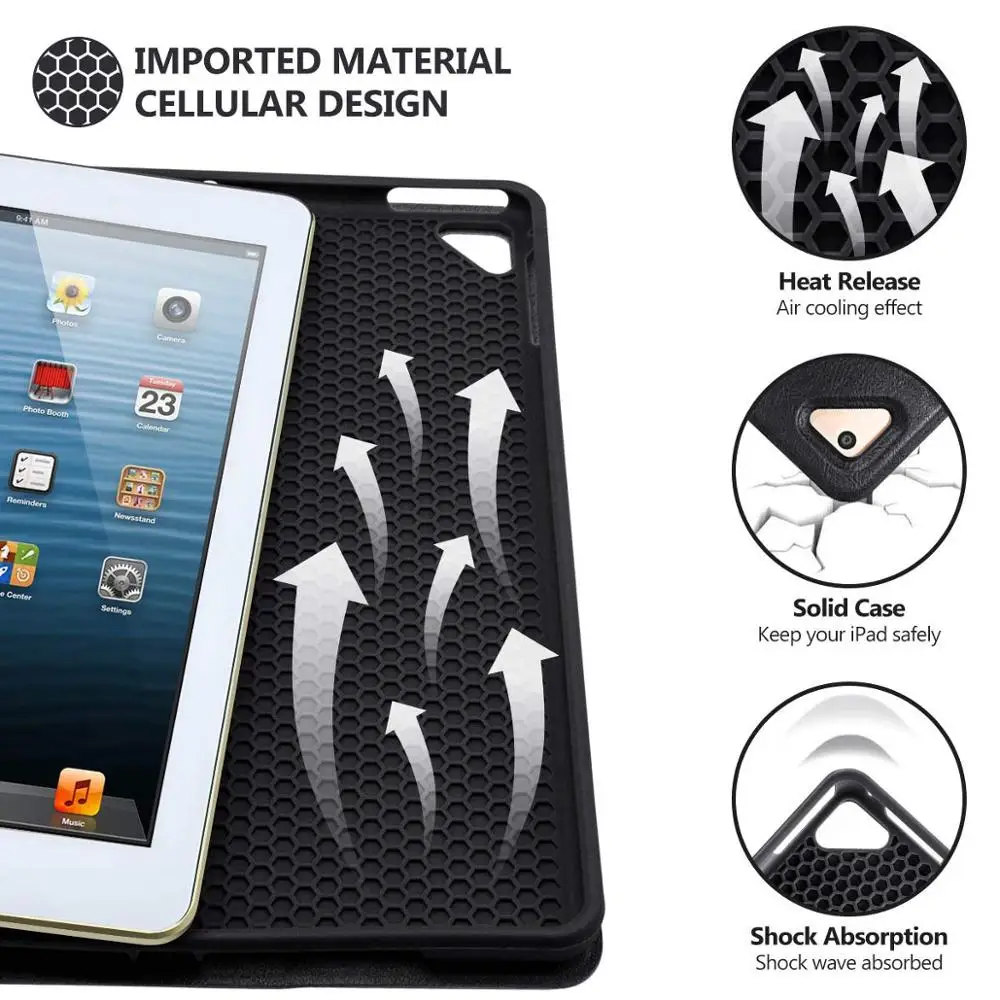 Case Keyboard For iPad mini 5 7.9 2019 Case Wireless Bluetooth Backlit Keyboard Cover For iPad mini