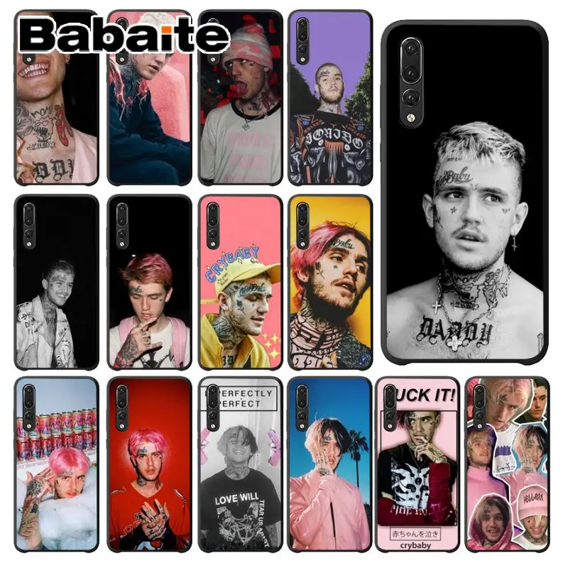 Babaite Lil Peep Bo TPU черный чехол для телефона Huawei Mate10 Lite P20 Pro P9 P10 Plus Mate9 10 Honor 9 View |