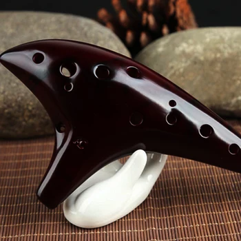 

Musical Accessories 12 Hole Ocarina Ceramic Alto C Legend of Zelda Ocarina Flute Instrument