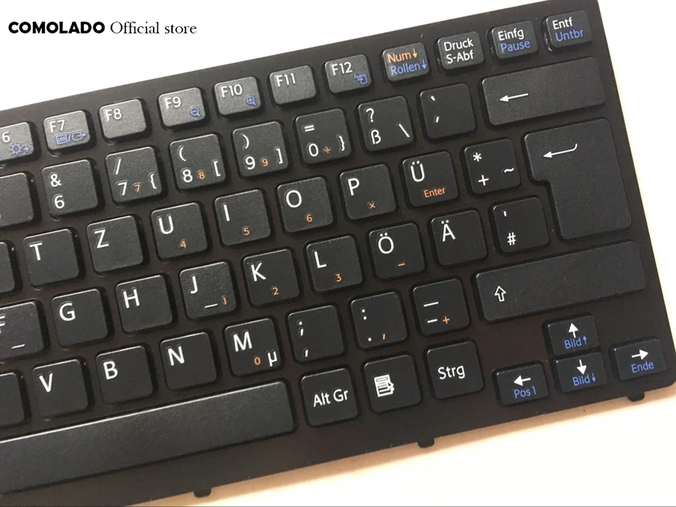 GR Germany keyboard for Sony Vaio VPC-CW VPC CW VPCCW CW16EC CW18FC CW26EC CW28EC CW2S3C CW2S6C black and white frame GR Layout