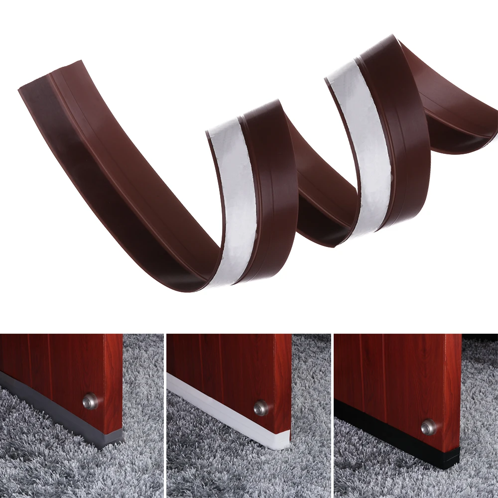 1pcs 35mm Weatherstrip Draft Stopper Frameless Window Sliding Door