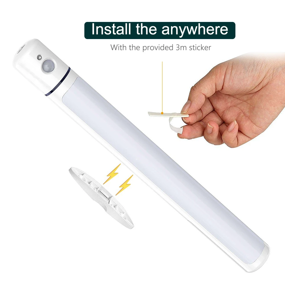 star night light DONWEI Portable Wireless LED Closet Cabinet Night Light Motion Sensor Battery Powered Auto ON/OFF Emergency Lamp decorative night lights