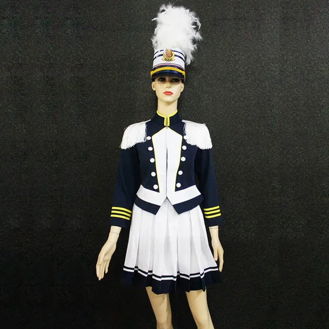 Customized Female Or Children Military Band Costumes Perform In