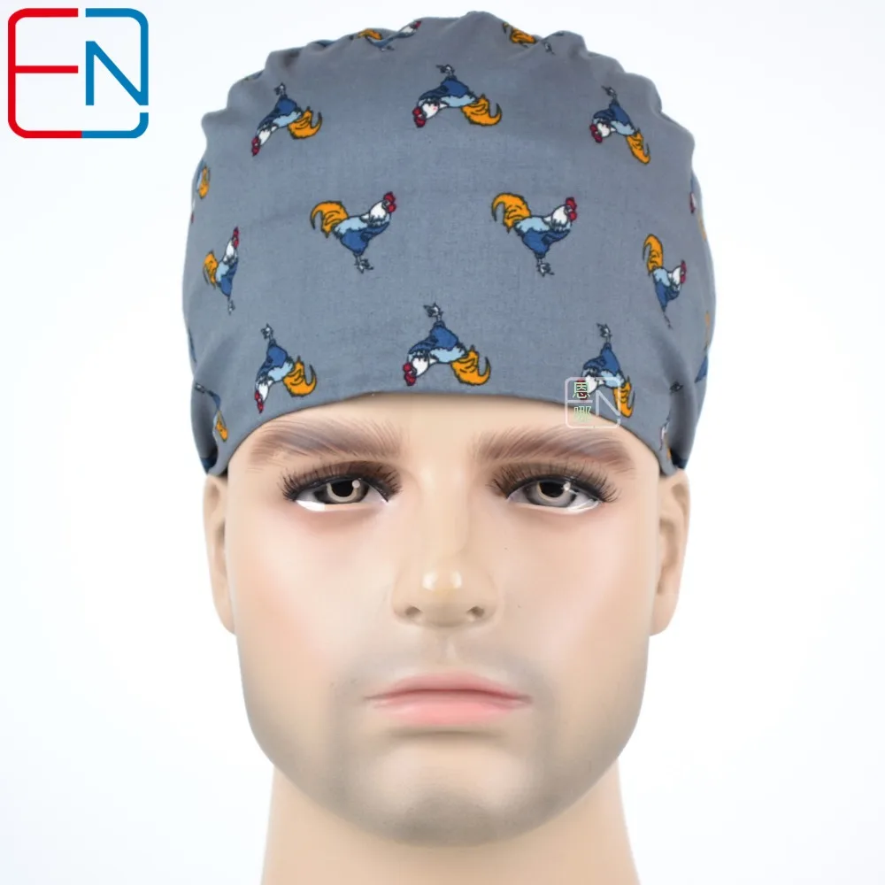 Hennar Surgical Scrub Caps For Hospital Medical Doctor Nurse Caps Masks