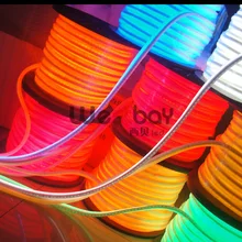 Led neon flex в AC240V с красным, зеленым, синим, желтым, белым, теплым белым, розовым, оранжевым цветом, 50 м/рулон, размер: 12*26 мм
