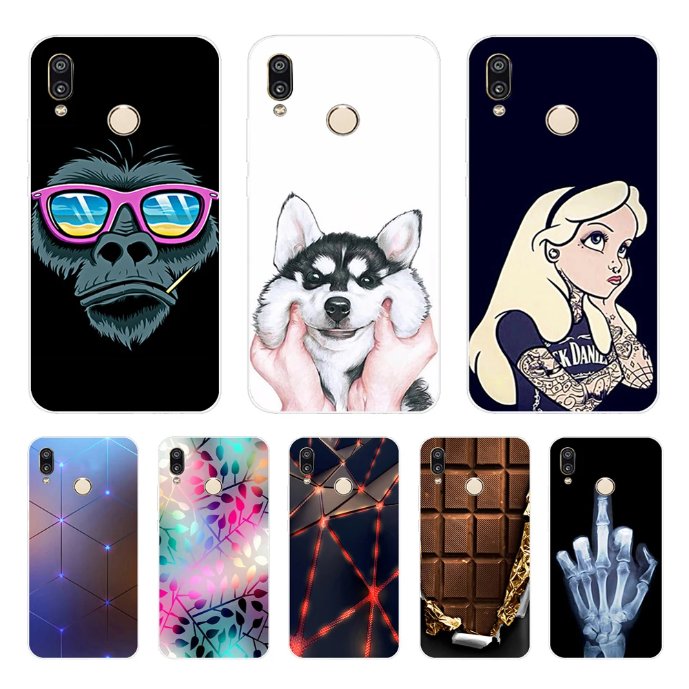 

For Huawei P20 Lite Case Marble Silicon Soft TPU Back Cover on for Huawei P20 Lite P20Lite Mate 10 Lite Shell Capa Phone Cases