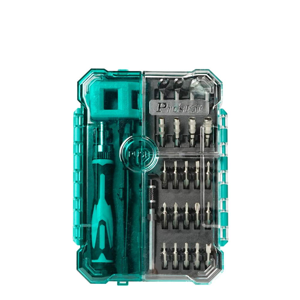 Pro'skit SD 9827M Многофункциональный 27 в 1 прецизионный гаечный ключ Отвертка Пинцет