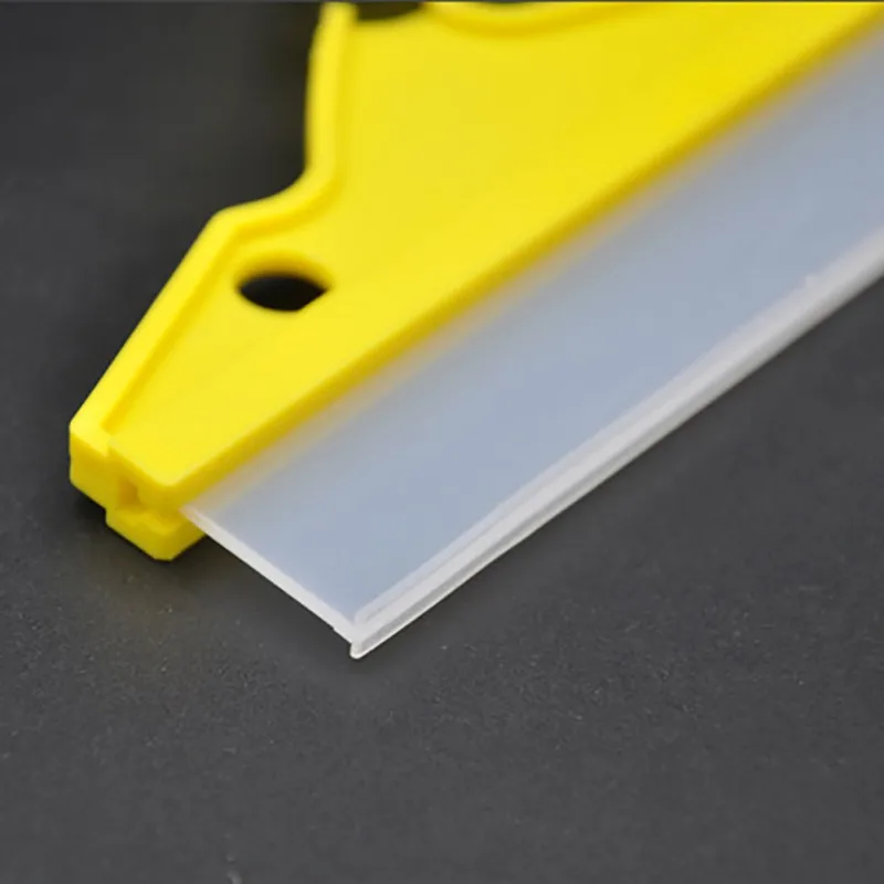 New Car Cleaner Squeegee Wiper Plate Silicone Blade Soap With Embowed Handle Windshield Washing Brush Window Cleaning Tool