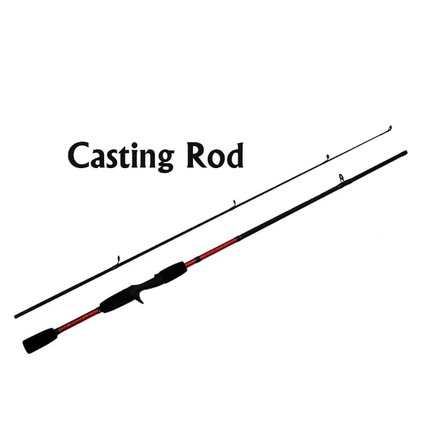 LIDAFISH2017 New 1.8m Red and Blue Casting Fishing Rod Spinning Rod