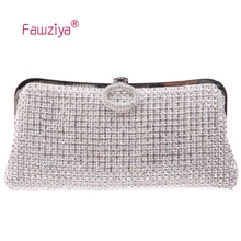 Fawziya Big Bag Ring Verschluss Hochzeit Kupplung Handtasche