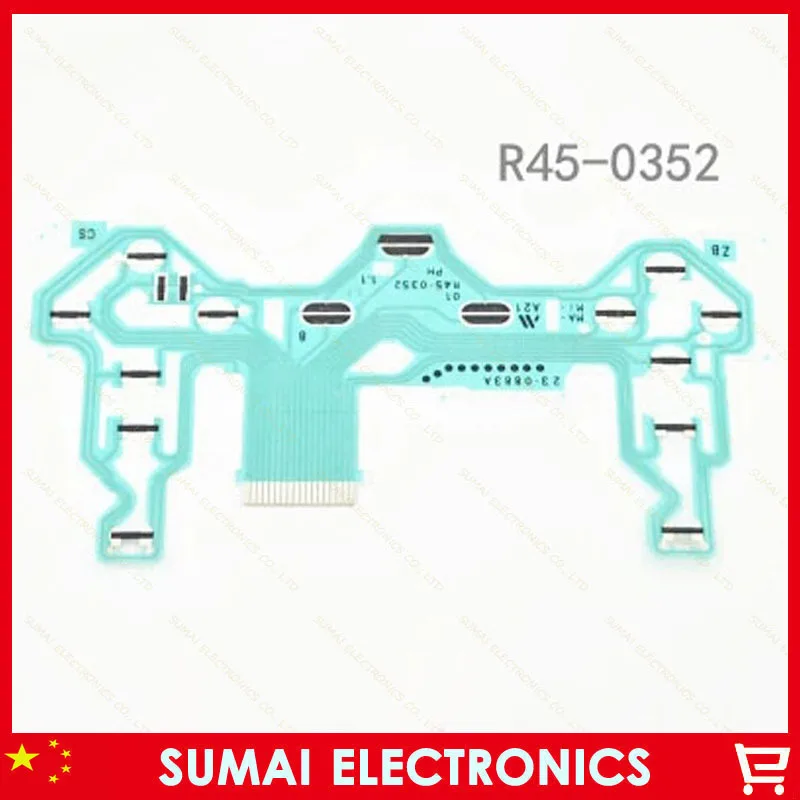 

30pcs M Type Controller Conductive Film Keypad flex Cable Circuit Board Conductive Ribbon For Playstation 2 PS2 Controller