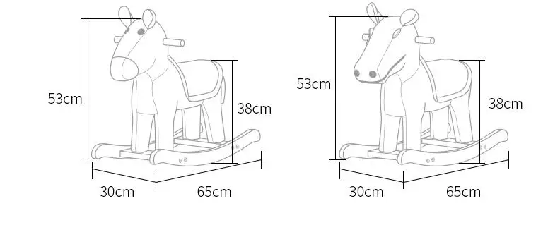 Модные детские стулья и табуреты в стиле Луи, лошадка-качалка, цельное дерево, животное, маленький ребенок, мультфильм, табурет, игрушка, троянская качалка, маленький