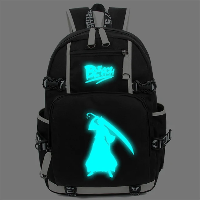 Anime Bleach Ichigo Kurosaki Luminous Backpack