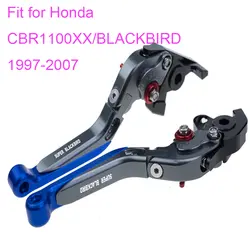 KODASKIN левой и правой Откидное Выдвижная сцепные рычаги для Honda CBR1100XX/BLACKBIRD 1997-2007