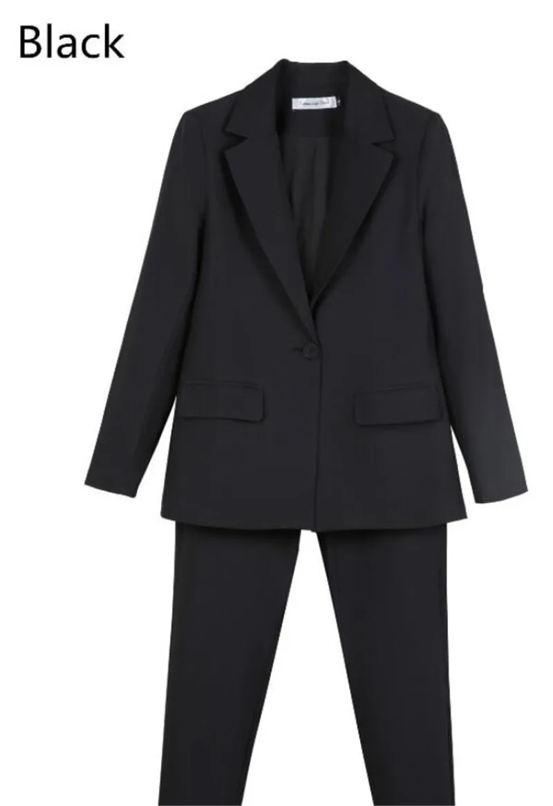 Black Women Pantsuit Tuxedo 2 Piece Set(Jacket+Pants) Women Business Suit Female Office Uniform Ladies Pantsuits Custom Made