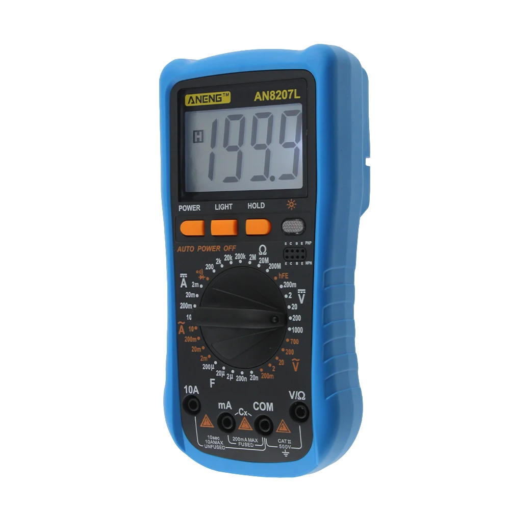 Мультиметр ANENG AN8207L цифровой с ЖК дисплеем 2000 отсчетов|handheld multimeter|digital multimetermulti meter