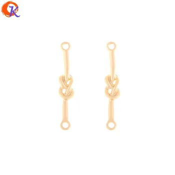 

Cordial Design 100Pcs 5*30MM Jewelry Accessories/Earring Connecotrs/Matte Gold/Tie Knot Shape/DIY/Hand Made/Earring Findings