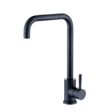 1 шт., классический кухонный кран для горячей и холодной воды, алюминиевый Матовый поворотный кран с поворотом на 360 градусов