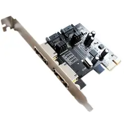 Pci-E к Sata3 Pci E Sata3.0 6 ГБ/сек. Ssd Asmedia чип плата расширения Asm1061