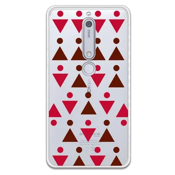 

Red WP005 Triangulos costume drawing stand case for Nokia 6.1
