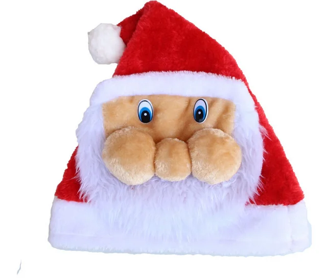 christmas party santa hat xmas fancy dress costume santa claus christmas cap