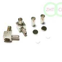 300 шт. TS9 с разъемом «папа» прямоугольный обжимной RG174 RG316 LMR100 RF Коннекторы