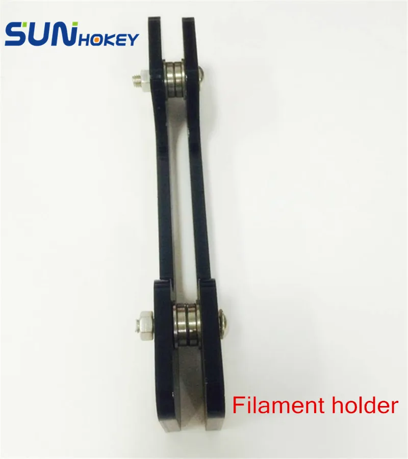 

2pcs/lot 3D Printer Parts Reprap Parts NO.78 i4 3D Printer Filament Holder Black Acrylic