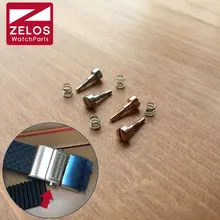 2 шт./набор, стальной кнопочный винт для Ulysse Nardan, морской ремешок для часов, резиновое Крепление-пряжка с застежкой, винт, запчасти