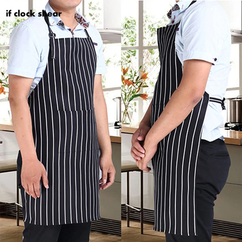 

New Adjustable Chef Apron Female Male Cooking Apron Kitchen Apron Restaurant Baking Cooking Colors Wholesale work clothes men