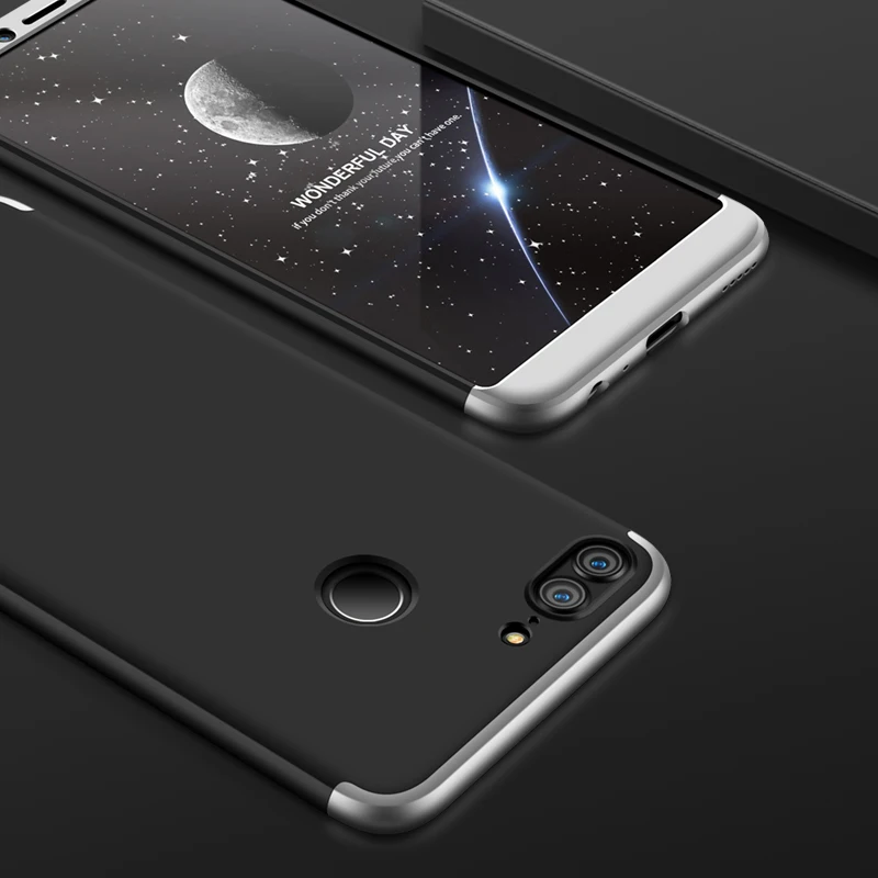 

For Huawei Honor 9lite Case 360 Degree Full Protection Hard PC 3 in 1 Fundas Coque Cover For Honor 9 lite Shell Rugged Cases