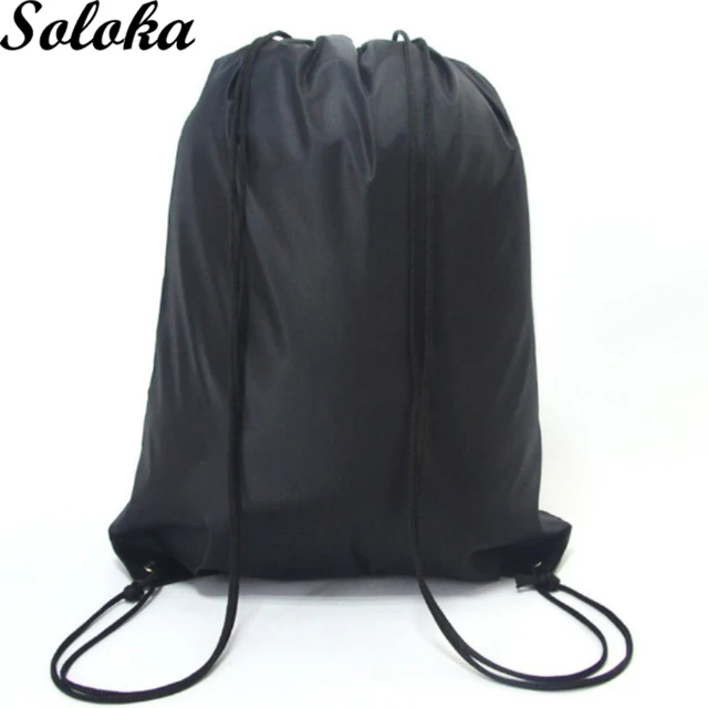 1pc School Drawstring Book Bag Shoe Backpack Travel Sport Portable 1pc School Drawstring Book Bag Shoe Backpack Travel Sport Portable Uni Polyester Candy Color