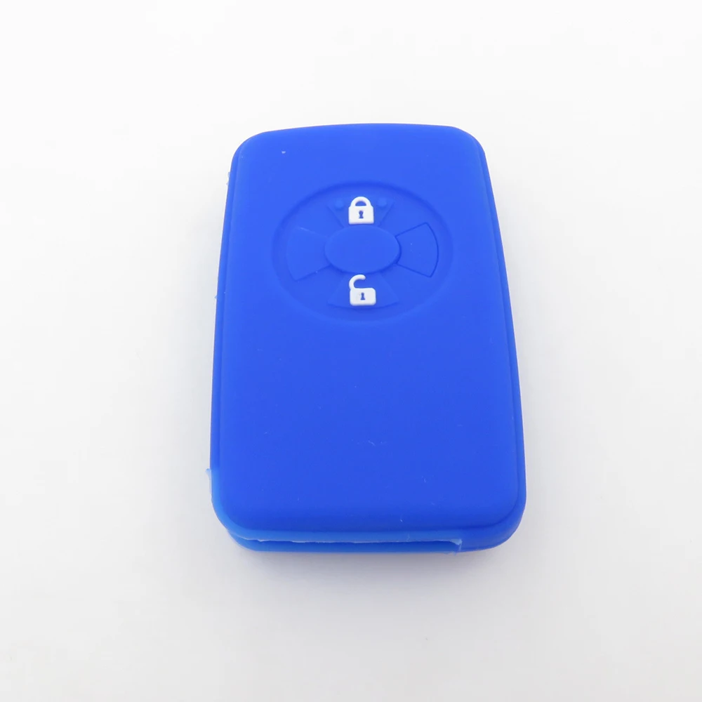 Xinyuexin силиконовый чехол для автомобильного ключа Toyota Camry Avalon Smart Remote Car Key Jacket Wallet