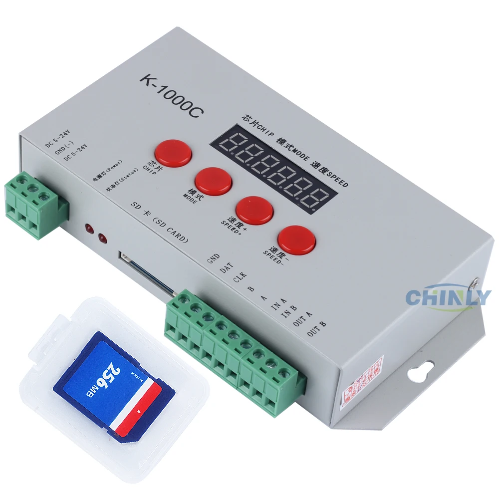 Светодиодная лента с максимальным контролем 2048 пикселей для LPD6803 WS2811 WS2812b WS2813 SK6812