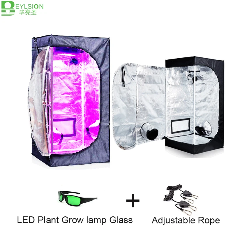 

Beylsion 50x50x100cm Reflective Mylar Non 1680D Plant Grow Tent Indoor Growing Tents For Hydroponic Greenhouse