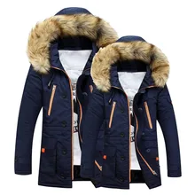 Пальто унисекс для женщин и мужчин, меховое шерстяное теплое зимнее прочное модное длинное пальто с капюшоном