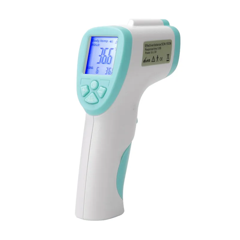 Инфракрасный термометр для лба цифровой бесконтактный прибор измерения температуры тела портативный
