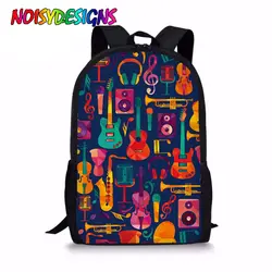 Бесшумный дизайн детский рюкзак школьные сумки музыкальная гитара печать школьная сумка для детей сумка для мальчиков школьный рюкзак