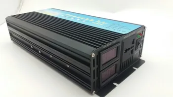 

2000W Pure Sine Wave Inverter DC-AC 24V To 220V Power Supply Dual Digital Display