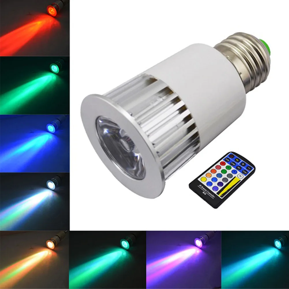 RGB светодиодный высокое Мощность лампа меняющая цвет волшебный праздник