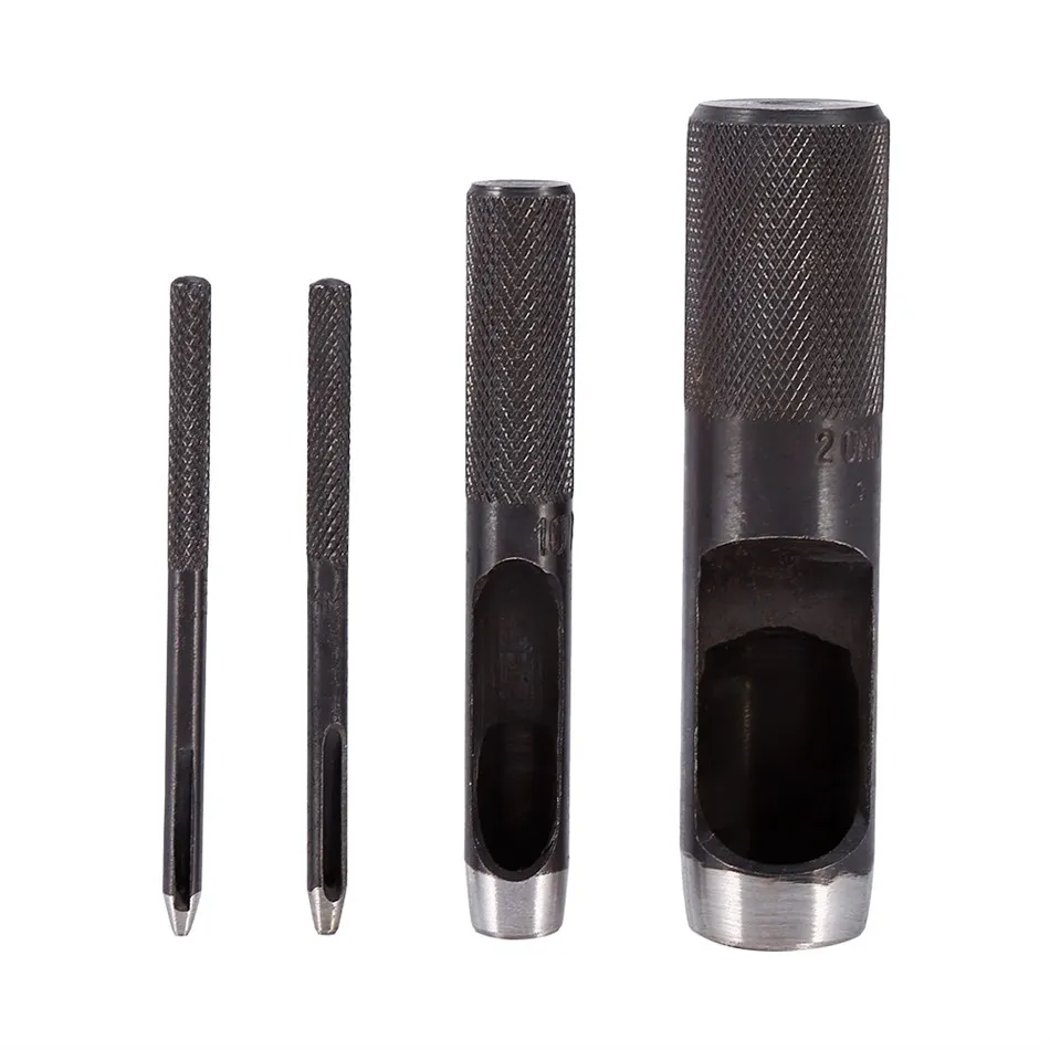 Buy 4 Pcs/Lot Steel Hollow Punch Set DIY Tool Gasket