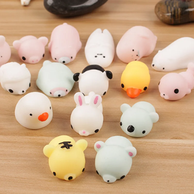 

Anti Stress Pets Ball Squeeze Luminous Cartoon Animals Seal Kids Toys for Children Glow in the Dark Gentle Cluster Fluorescence