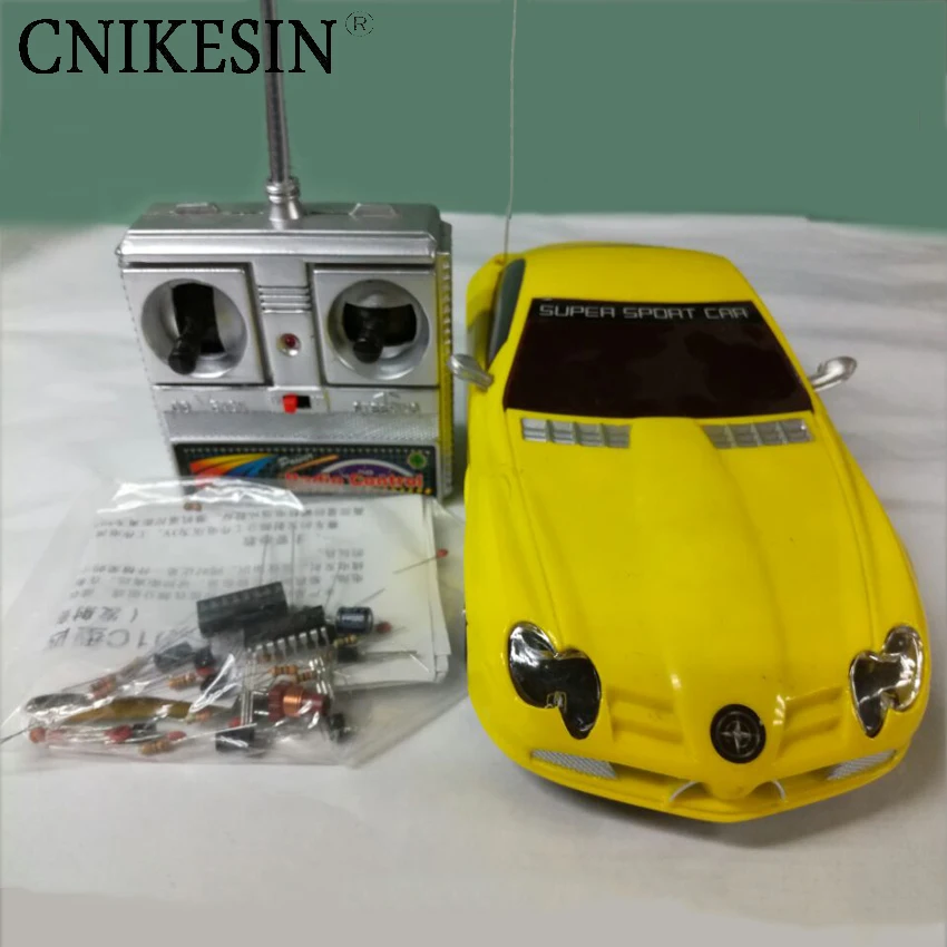 CNIKESIN Diy kit car 9901 remote control car kit electronic parts