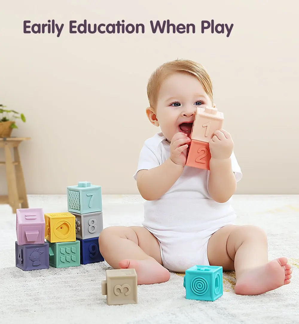 Набор мягких блоков детские игрушки для ванной ванна вода душ сжимаемая игрушка