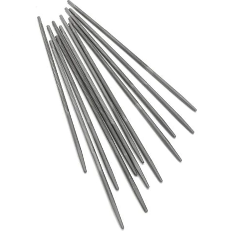 

Sharpening Chainsaws Cutting 3pcs High Carbon Steel Woodwork Pointed round file Tool Useful