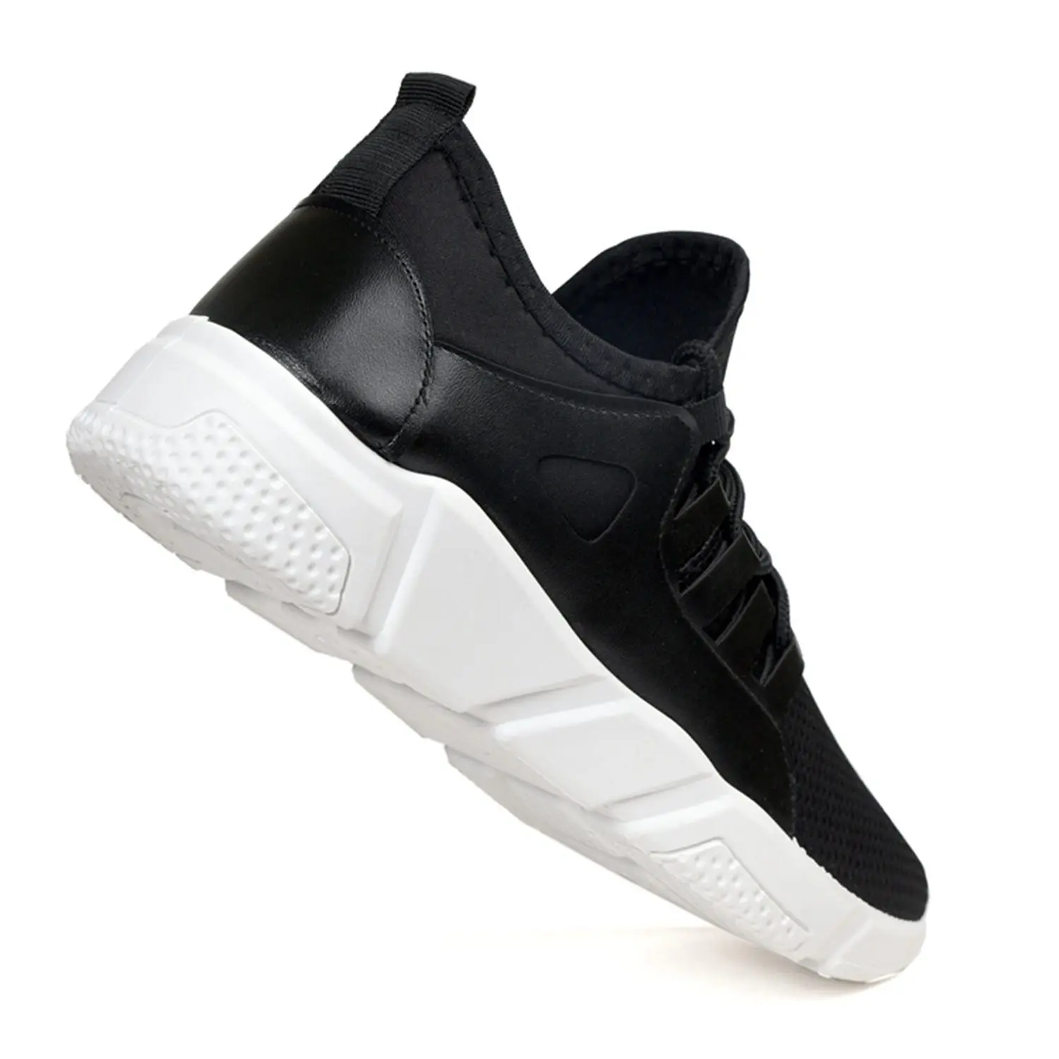 

AUAU Fashion Sneakers For Men Shoes Spring Summer Comfortable Breathable Solid Lace-UP Walking Workout Casual Shoes Mesh Shoes