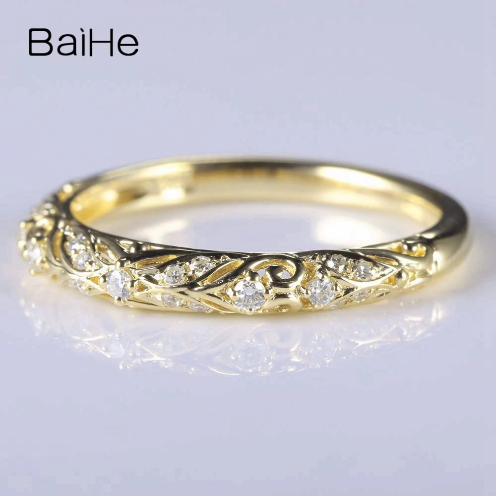 Женское кольцо из желтого золота 14 к с натуральными бриллиантами|gold natural|jewelry